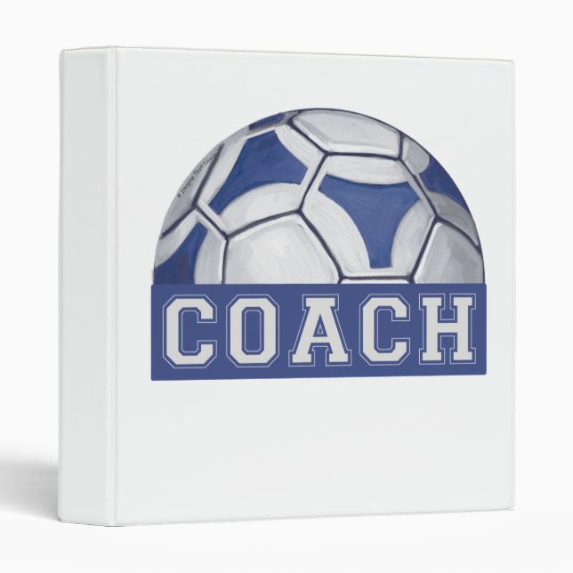 Futbal Coach 3 Ring Binder (Front/Spine)