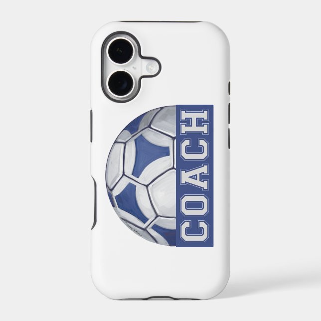 Futbal Coach Iphone Case (Back)