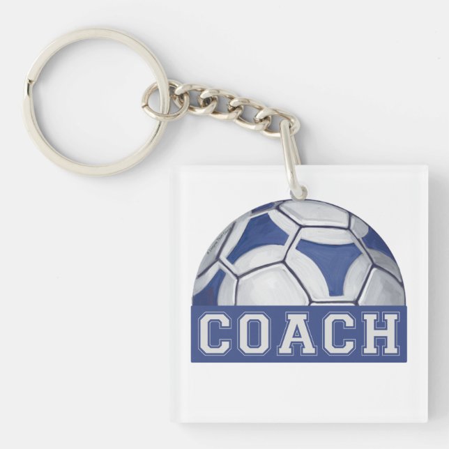 Futbal Coach Keychain (Front)