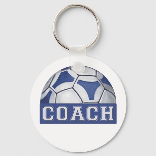Futbal Coach Keychain (Front)