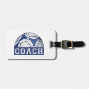 Futbal Coach Luggage Tag