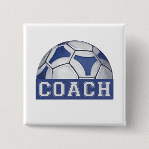 Futbal Coach Pinback Button