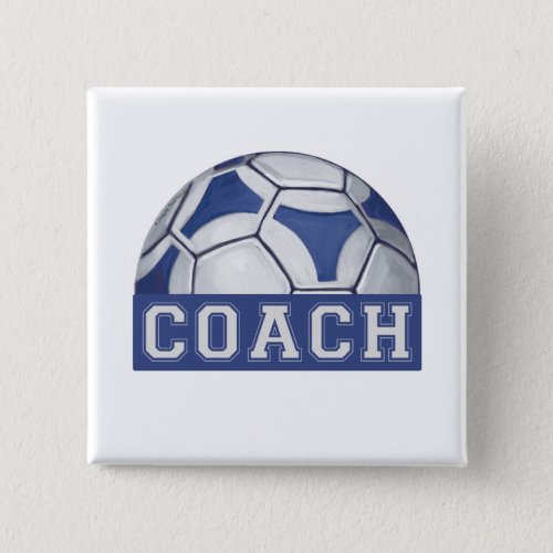 Futbal Coach Pinback Button