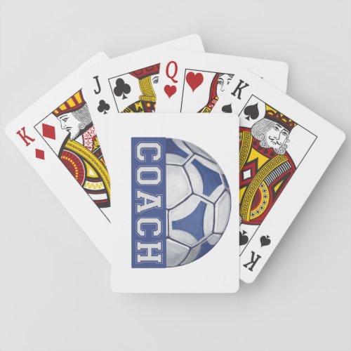 Futbal Coach Playing Cards