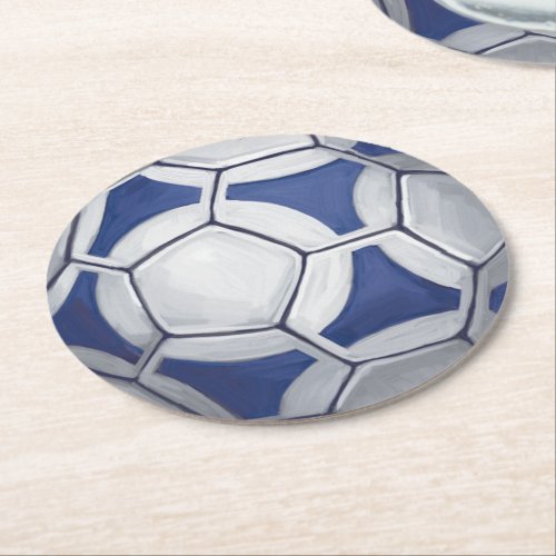 Futbal Round Paper Coaster