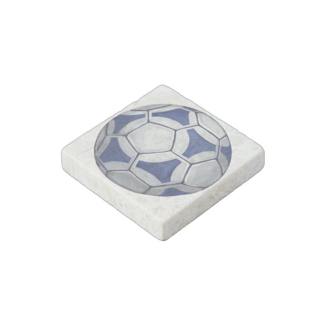 Futbal Stone Magnet (Angled)