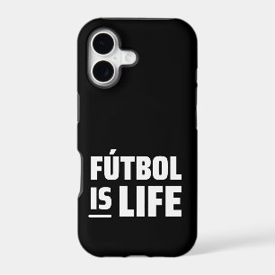 futbol is life, soccer, football, amercian footbal iPhone 17 case