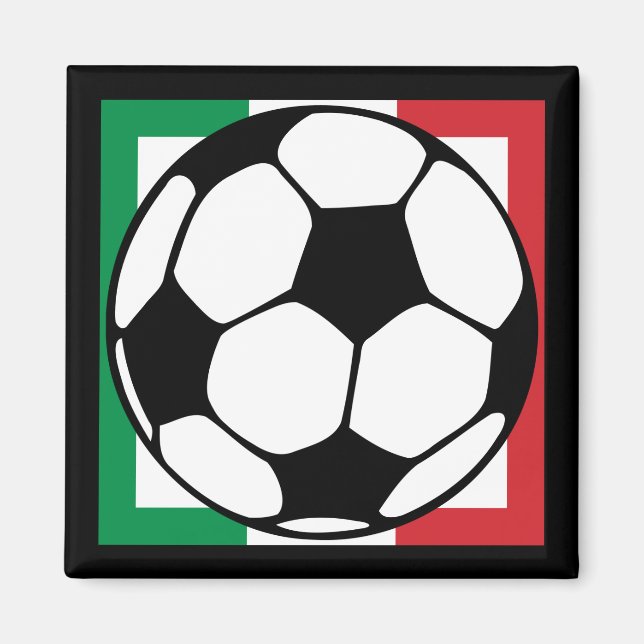 futbol. italia square. magnet (Front)