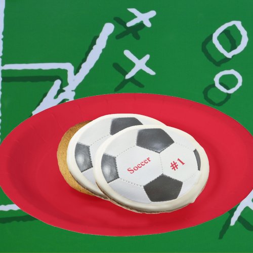 Futbol Soccer Ball Sports Themed customizable Sugar Cookie