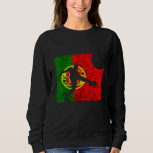 Futebol Portuguese Soccer Player Portuguese Pride  Sweatshirt