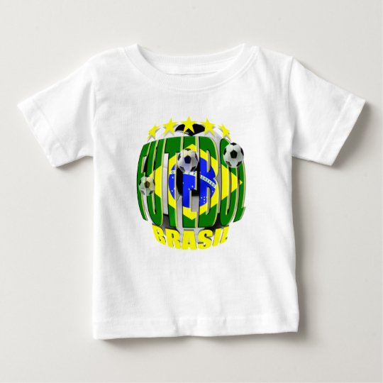 Futebol round brazil soccer ball 5 star gifts baby T-Shirt