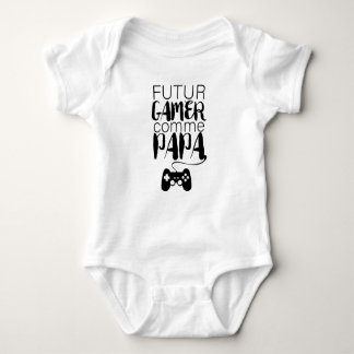 Futur Gamer comme papa Baby Bodysuit