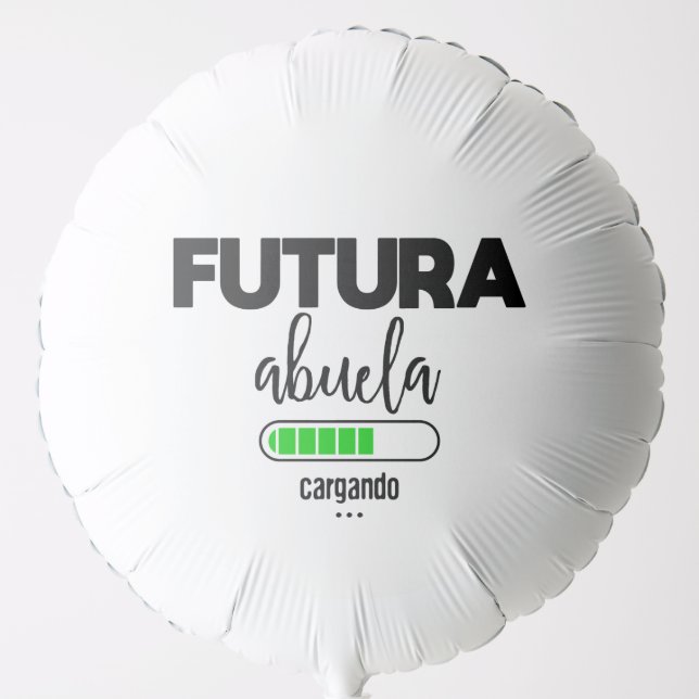 Futura abuela cargando balloon (Front)