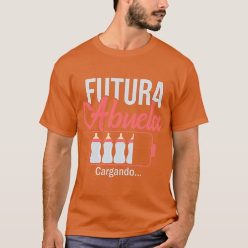 Futura Abuela Cargando Pregnancy Announcement Gran T_Shirt