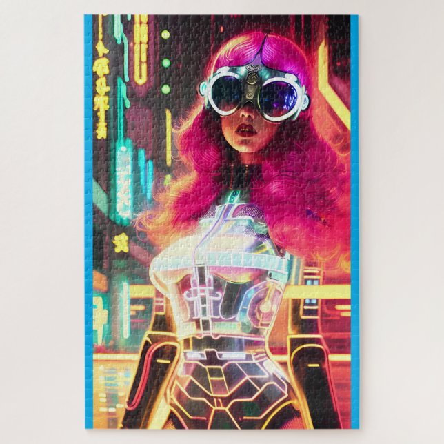 Futura City Dreamers - Ken Gage Art Jigsaw Puzzle (Vertical)
