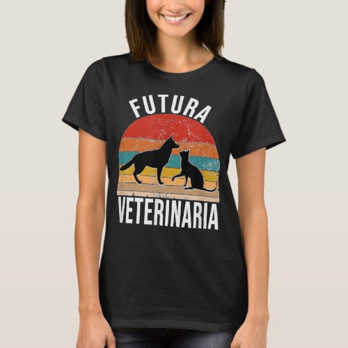 Futura Veterinaria Spanish Future Vet Female Vinta T_Shirt