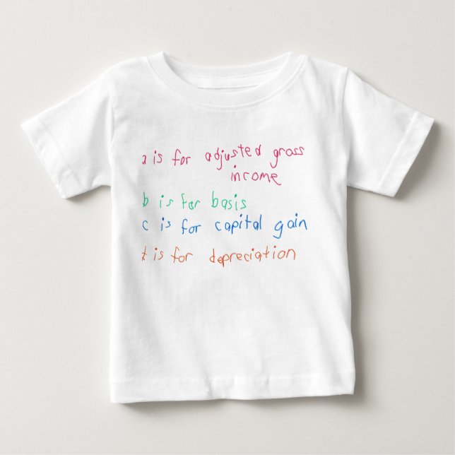 Future Accountant Baby T-Shirt (Front)