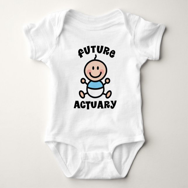 Future Actuary Baby Gift Baby Bodysuit (Front)