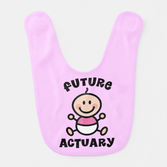Future Actuary Infant Bib (Front)