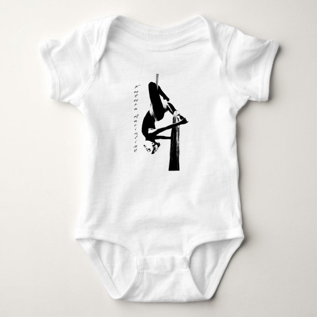 Future Aerialist Silks Baby Bodysuit (Front)
