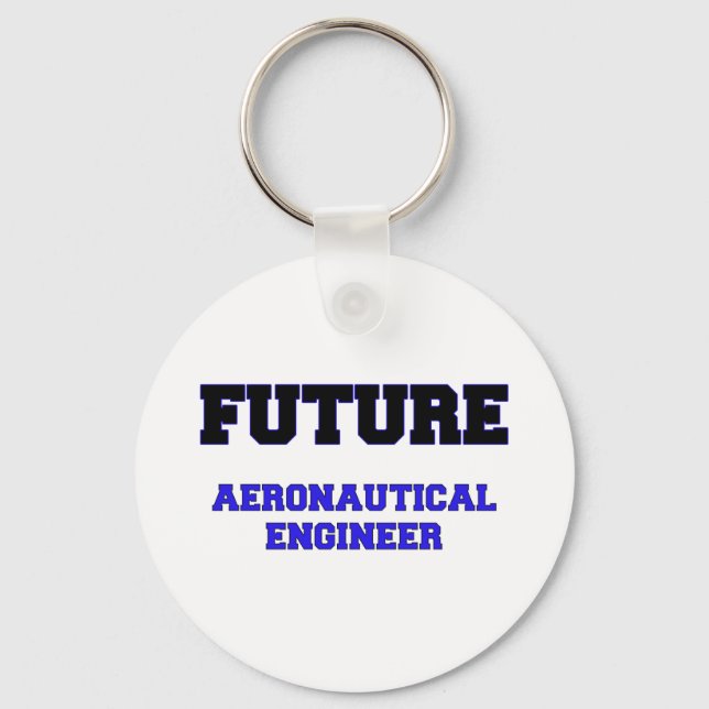 Future Aeronautical Engineer Keychain (Front)