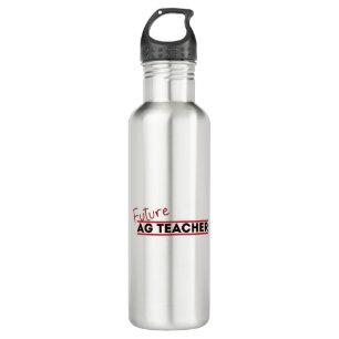 Future Ag Teacher Stainless Steel Water Bottle