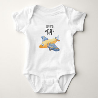 Future Airplane Pilot baby clothes, Airplane Bodysuit