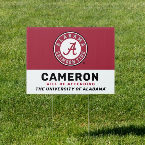Future Alabama Graduate Sign