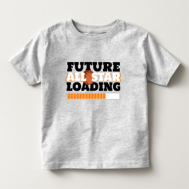 Future All Star Loading Basketball Kids T-Shirt (Front)