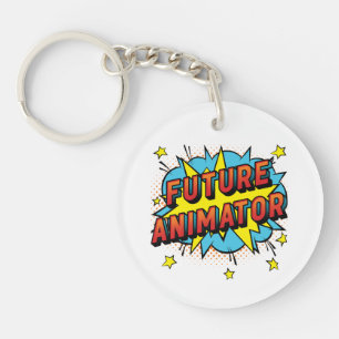 Future Animator Animation Motion Graphics Keychain