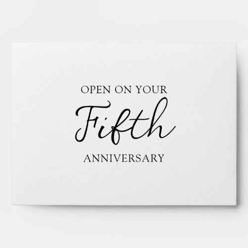 Future Anniversary Letters Wedding Time Capsule Envelope