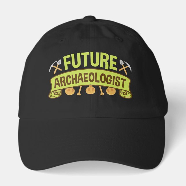 Future Archaeologist Archaeology Student Hat (Front)