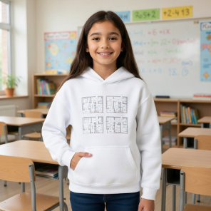 Future Architect Blueprint Kid's Hoodie