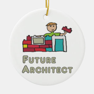 Future Architect Ceramic Ornament