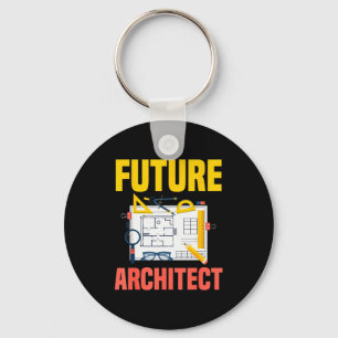 Future Architect Funny Architecture Architect Keychain