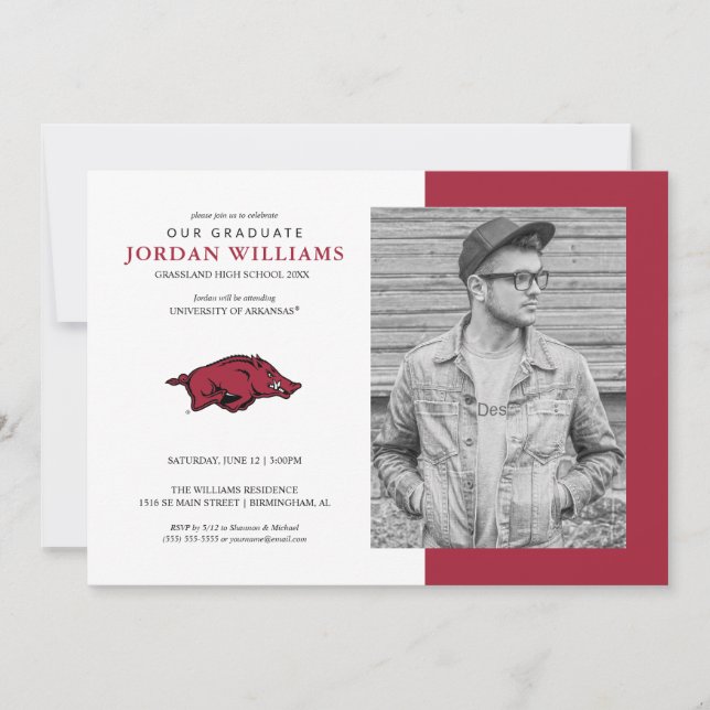 Future Arkansas Graduate Announcement (Front)