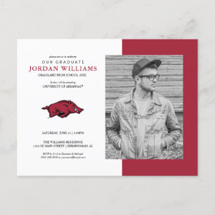 Future Arkansas Graduate Announcement Postcard
