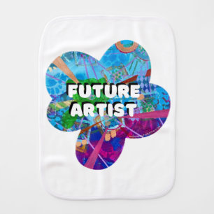 Future Artist Burp Cloth