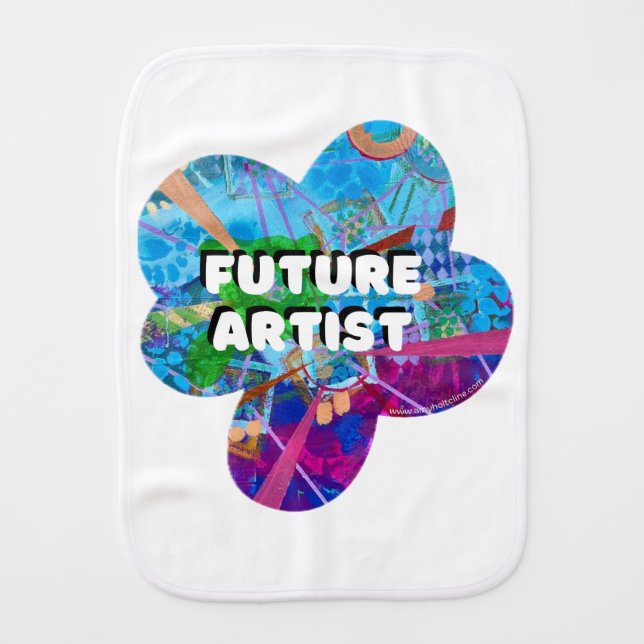 Future Artist Burp Cloth (Front)