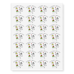 Future Artist Temporary Tattoos