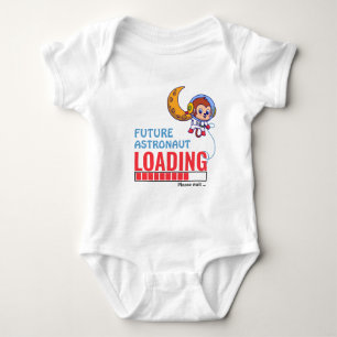Future Astronaut Loading Monkey Infant Birthday Baby Bodysuit