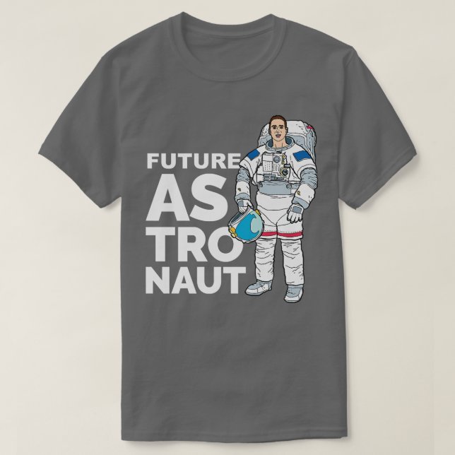 Future Astronaut Moon Landing Space Astronomy Gift T-Shirt (Design Front)