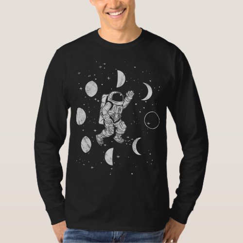 Future Astronaut Moon Phases Astronomers Astrologe T_Shirt