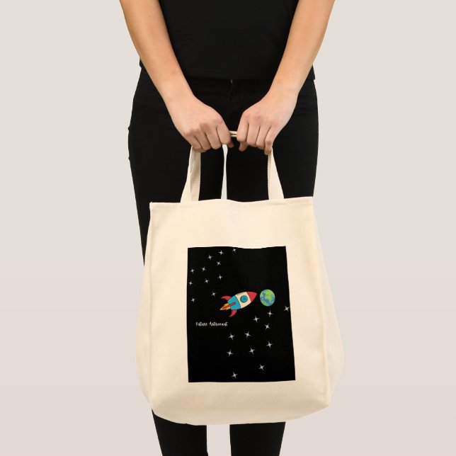 Future Astronaut Space Adventure Tote Bag (Front (Product))