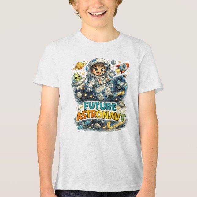 Future Astronaut Tri-Blend Shirt (Front)