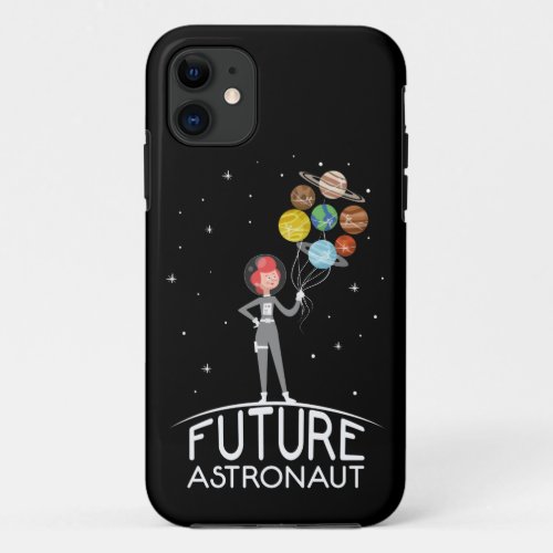 Future Astronaut With Planets product Gift For iPhone 11 Case