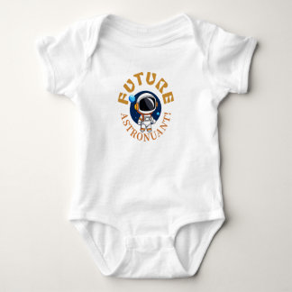 Future astronuant baby bodysuit