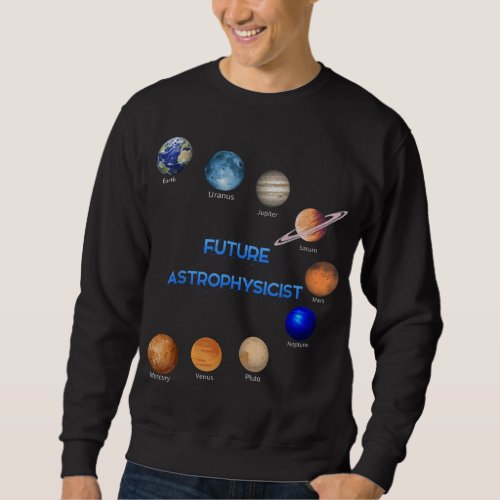 Future Astrophysicist Space Physics Astronomy Love Sweatshirt