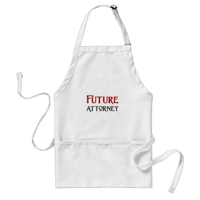 Future Attorney Adult Apron (Front)