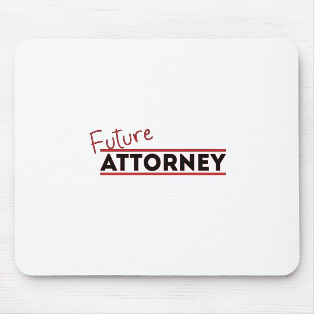Future Attorney Mouse Pad (Front)